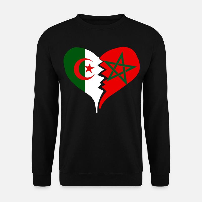 Maroc Algérie - Sweat-shirt Unisexe - noir