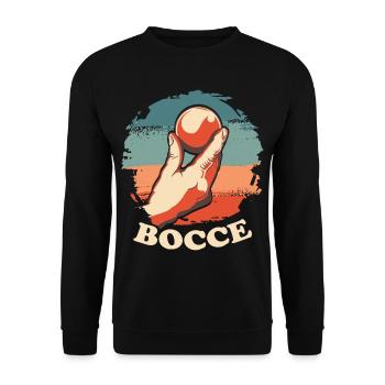 Bocce Legend Citation Bocce Ball avec Jack Bocci - Sweat-shirt Unisexe - noir - Devant - Alina (178cm) & Michal (187cm)