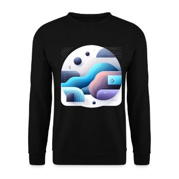 Planète Terre - Sweat-shirt Unisexe - noir - Devant - Alina (178cm) & Michal (187cm)