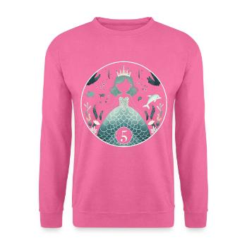 Magie de la princesse sirène - Sweat-shirt Unisexe - rose - Devant