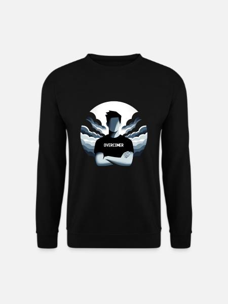 Overcomer Spirit T-Shirt - Unisex Pullover - Schwarz