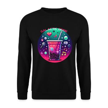 Délice galactique du boba - Sweat-shirt Unisexe - noir - Devant - Alina (178cm) & Michal (187cm)