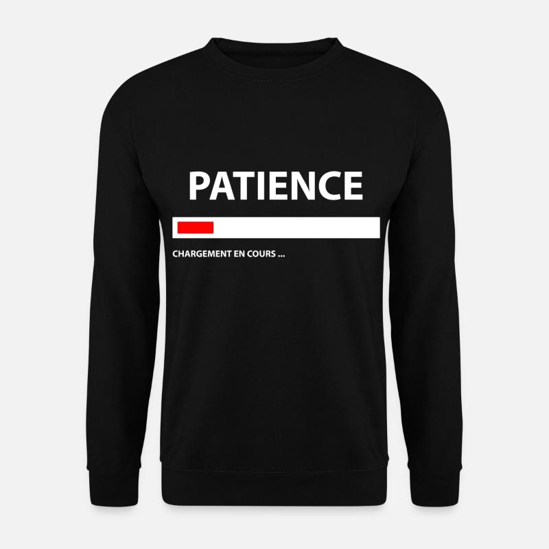 Loading Patience - Unisex Sweatshirt - black
