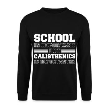 Méditation, Zen Yoga et Pilates - Sweat-shirt Unisexe - noir - Devant - Alina (178cm) & Michal (187cm)