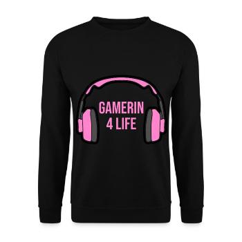 Casque Gaming Gamer 4 Life - Sweat-shirt Unisexe - noir - Devant - Alina (178cm) & Michal (187cm)