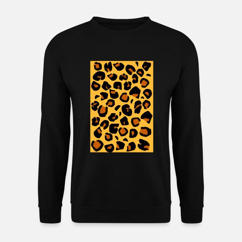 Leopardenmuster - Unisex Pullover - Schwarz
