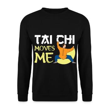 Meditation, Zen Yoga und Pilates - Unisex Pullover - Schwarz - Vorne - Alina (178cm) & Michal (187cm)