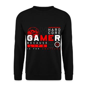 PC Esports Graphics - Unisex Sweatshirt - black - Front - Alina (178cm) & Michal (187cm)