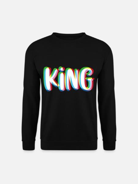 King - Queen partner shirt - Unisex Sweatshirt - black
