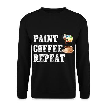 Maler und Lackierer, der Beste und Nervigste Beruf - Unisex Pullover - Schwarz - Vorne - Alina (178cm) & Michal (187cm)
