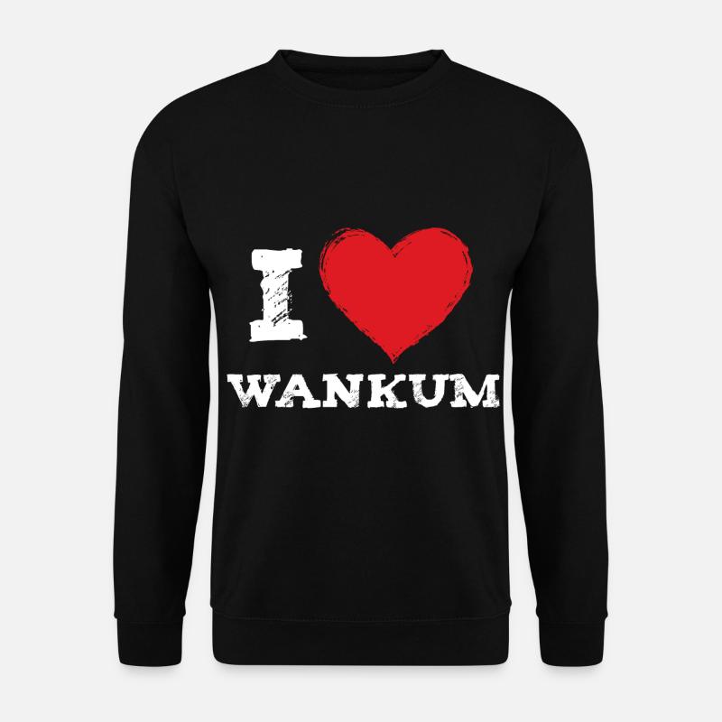 Ich liebe mein Dorf Wankum - Unisex Pullover - Schwarz
