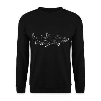 Hai - Unisex Pullover - Schwarz - Vorne - Alina (178cm) & Michal (187cm)