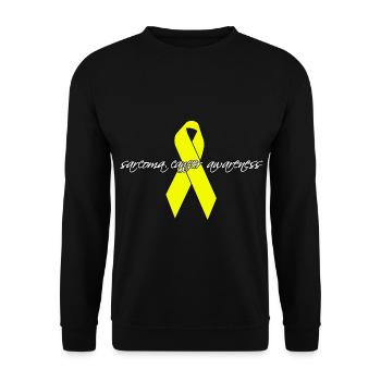 Astronaut and Cosmonaut Astronaut - Unisex Sweatshirt - black - Front - Alina (178cm) & Michal (187cm)