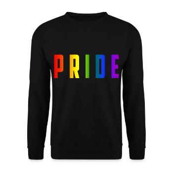 Gay Pride - Sweat-shirt Unisexe - noir - Devant - Alina (178cm) & Michal (187cm)