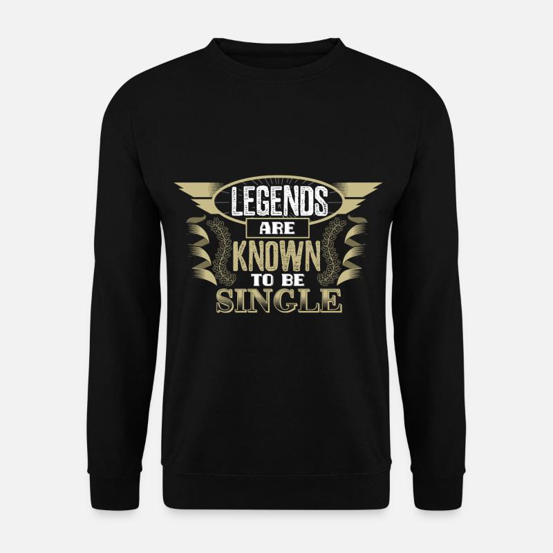Single Solo Beziehung - Unisex Pullover - Schwarz