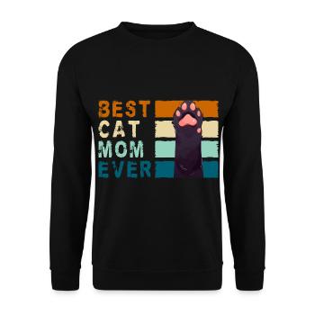 Cat House Tiger Kitten Mistress - Unisex Sweatshirt - black - Front - Alina (178cm) & Michal (187cm)