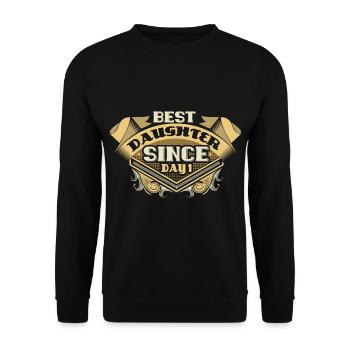 Cadeau fille fille - Sweat-shirt Unisexe - noir - Devant - Alina (178cm) & Michal (187cm)