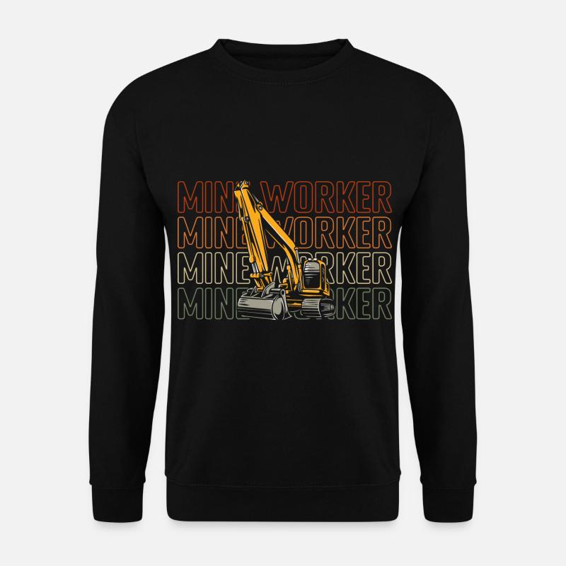 Miner Underground Miners Mine - Unisex Sweatshirt - black