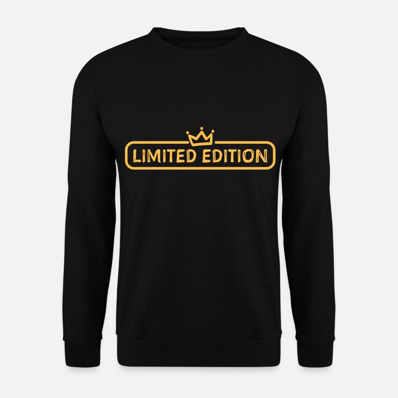 Limited Edition Krone Limitiert - Unisex Pullover - Schwarz
