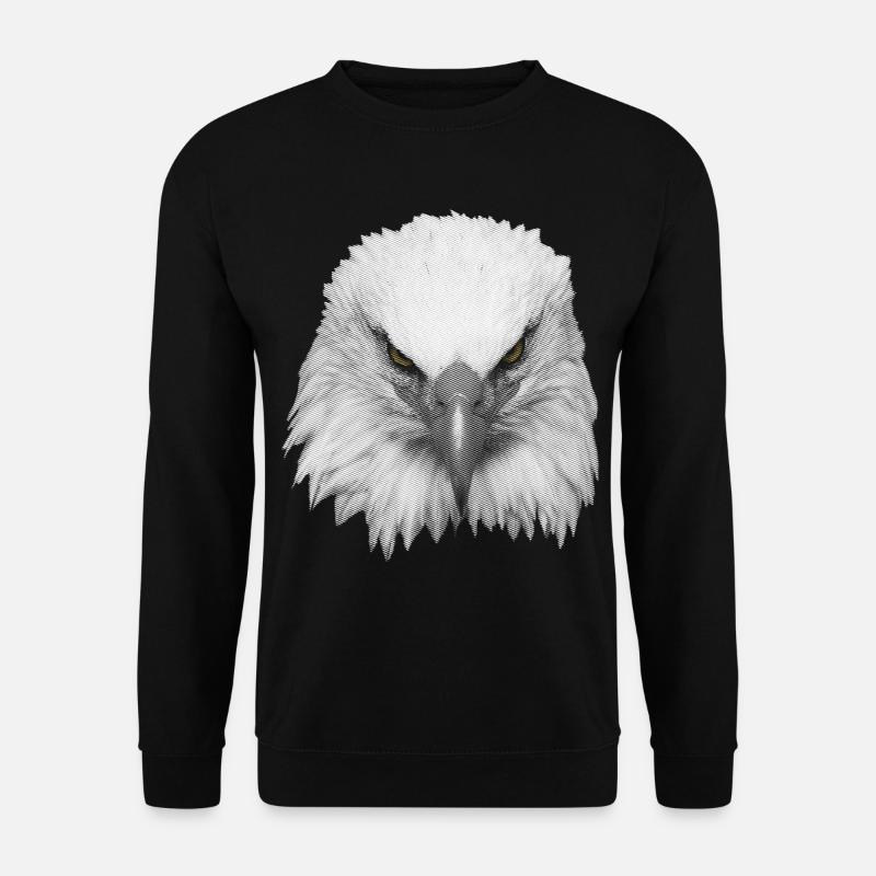 Great Eagle Kopf - Unisex Pullover - Schwarz