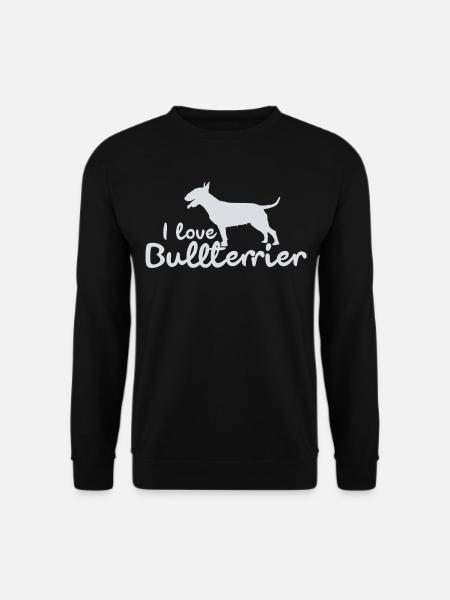 Bull Terrier "J'aime Bull Terrier" - Sweat-shirt Unisexe - noir
