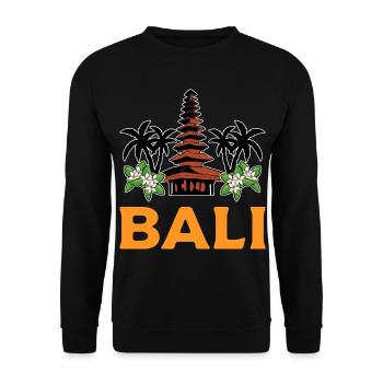 Bali - Unisex Pullover - Schwarz - Vorne - Alina (178cm) & Michal (187cm)