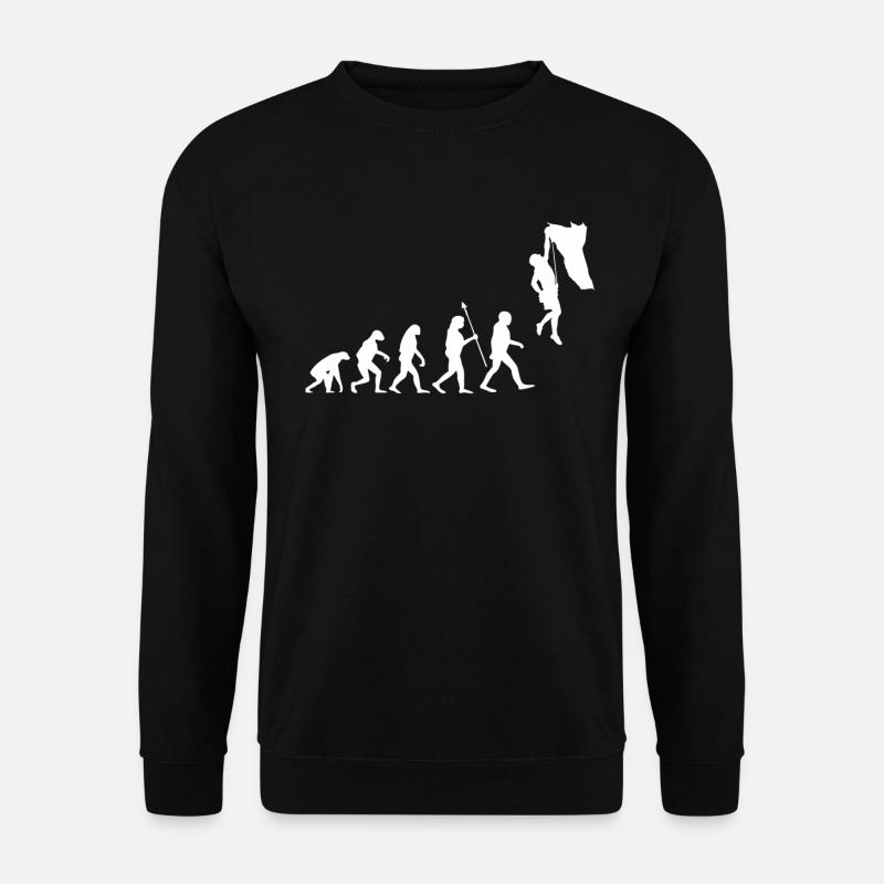 Evolution Escalade Bouldern Climbing Alpinisme - Sweat-shirt Unisexe - noir