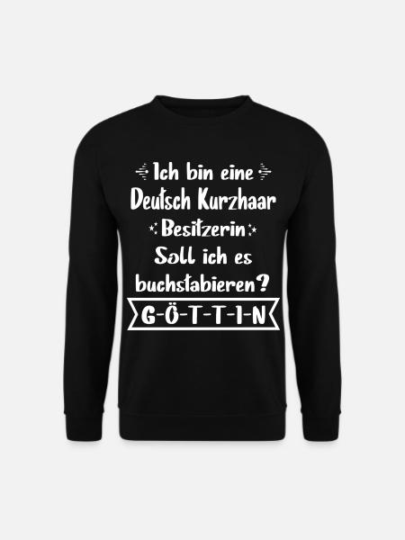 Deutsch Kurzhaar - Deutsch Kurzhaar - Unisex Pullover - Schwarz
