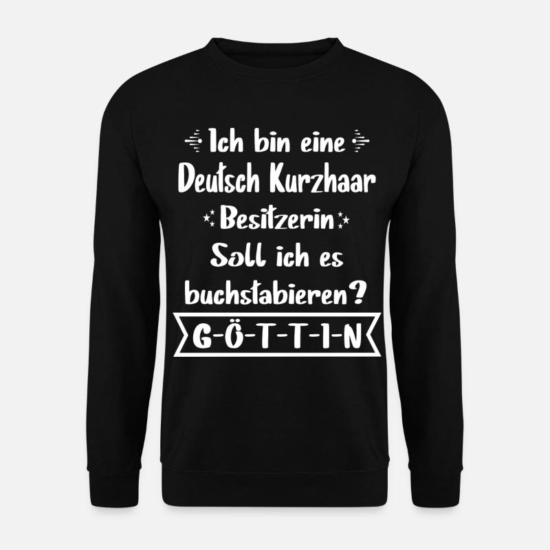 Deutsch Kurzhaar - Deutsch Kurzhaar - Unisex Pullover - Schwarz