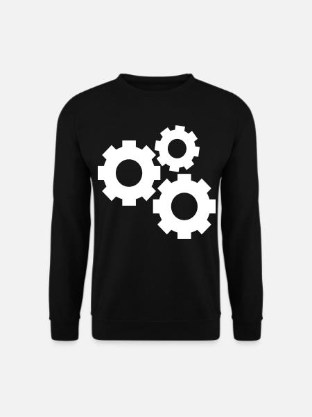 gear wheels - Unisex Sweatshirt - black