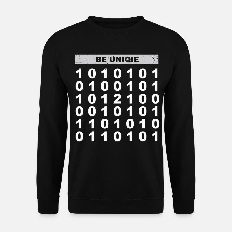 Einzigartig sein - Unisex Pullover - Schwarz