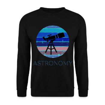 Astronomie - Unisex Pullover - Schwarz - Vorne - Alina (178cm) & Michal (187cm)