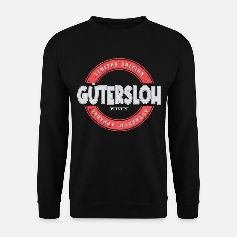 Gütersloh Deutschland Stadt Skyline Heimat Liebe - Unisex Pullover - Schwarz