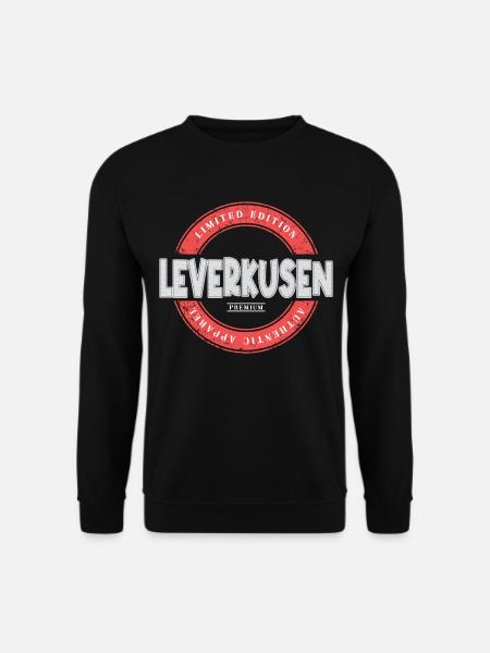 Leverkusen Deutschland Stadt Skyline Heimat Liebe - Unisex Pullover - Schwarz
