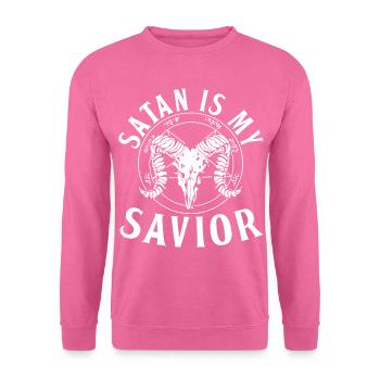 Satanismus Geschenke für Satanisten | Satanist 666 - Unisex Pullover - Pink - Vorne