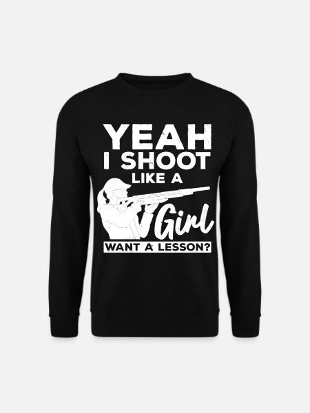 Clay pigeon shooter - Unisex Sweatshirt - black