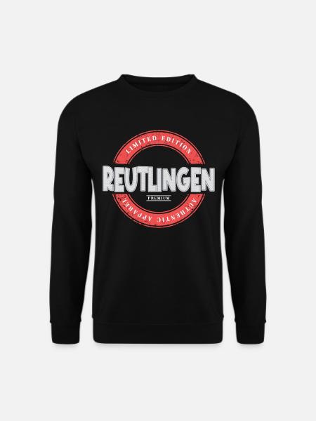 Reutlingen Deutschland Stadt Skyline Heimat Liebe - Unisex Pullover - Schwarz