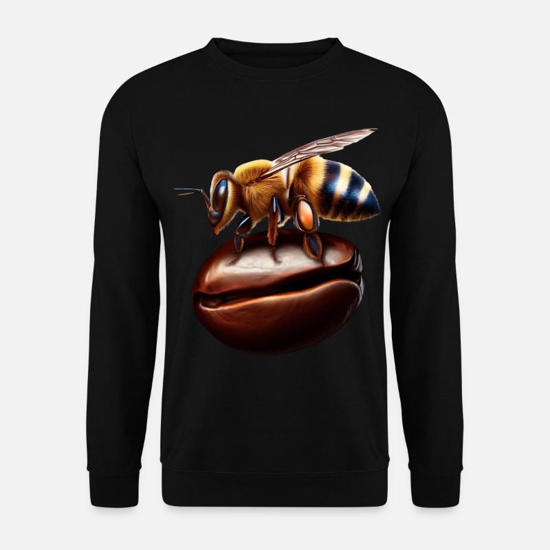 Café d’abeille - Sweat-shirt Unisexe - noir