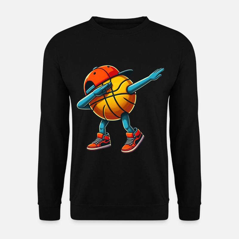 Basketball Basketballer Dabbing - Unisex Pullover - Schwarz