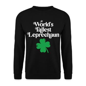 Le plus grand lutin du monde - Sweat-shirt Unisexe - noir - Devant - Alina (178cm) & Michal (187cm)