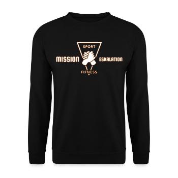 Mission Eskalation - Unisex Pullover - Schwarz - Vorne - Alina (178cm) & Michal (187cm)