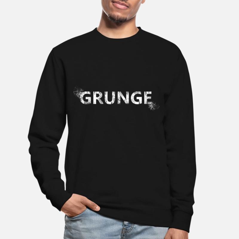 Grunge 90s Seattle distressed logo Unisex Sweatshirt