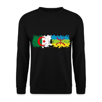 Algeria Kabylie - Unisex Sweatshirt - black - Front - Alina (178cm) & Michal (187cm)