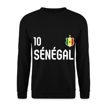 Senegal national team - Unisex Sweatshirt - black - Front - Alina (178cm) & Michal (187cm)