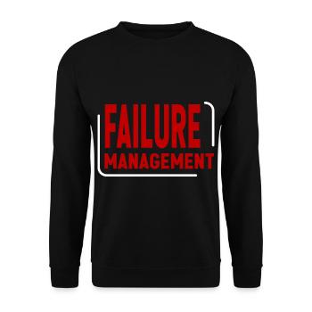 Failure Management 2 - Unisex Pullover - Schwarz - Vorne - Alina (178cm) & Michal (187cm)