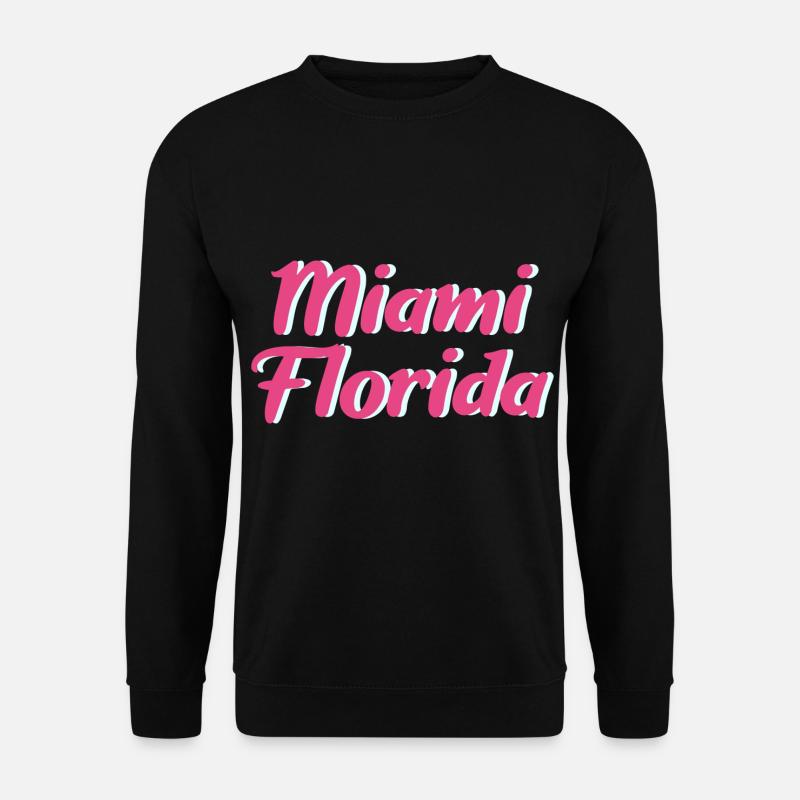 Miami Florida - Unisex Pullover - Schwarz
