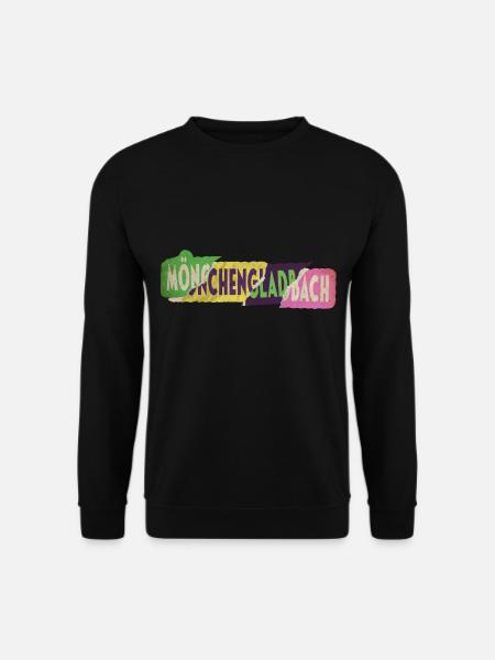 Mönchengladbach Germany Font Punk Retro - Unisex Sweatshirt - black
