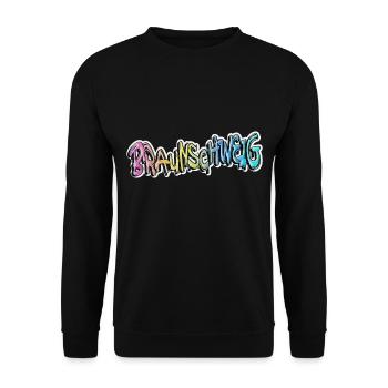Braunschweig Deutschland Graffiti Spray Sprayer - Unisex Pullover - Schwarz - Vorne - Alina (178cm) & Michal (187cm)