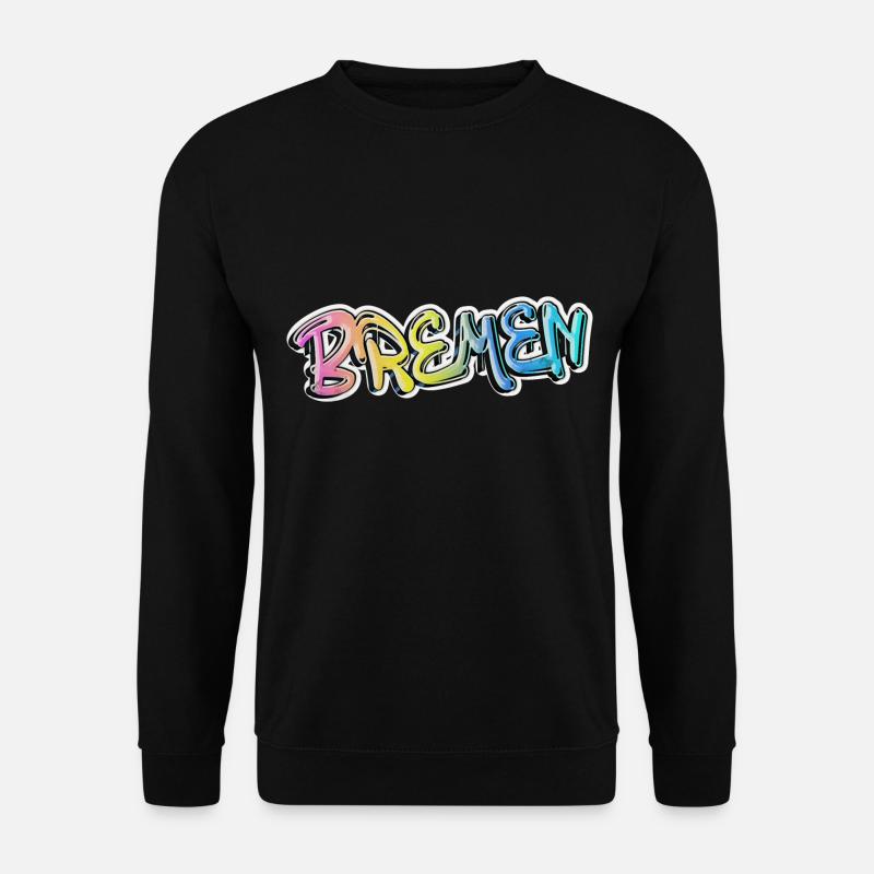 Bremen Deutschland Stadt Graffiti Spray Sprayer - Unisex Pullover - Schwarz