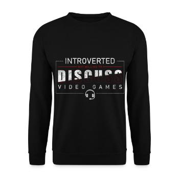 Zocker PC Masterrace Streaming - Unisex Pullover - Schwarz - Vorne - Alina (178cm) & Michal (187cm)